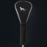 Whippet Heartbeat   Golf Head Cover<br><div class="desc">Whippet Heartbeat</div>
