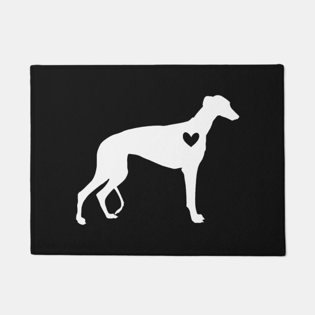 Whippet Love Doormat (Front)
