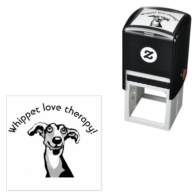 whippet love theraoy self-inking stamp (In Situ)