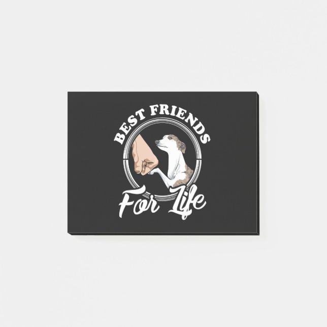 whippet lover gifts whippet lovers sweat post-it notes (Front)