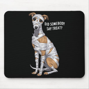 Whippet Mummy Halloween Dog Mouse Mat