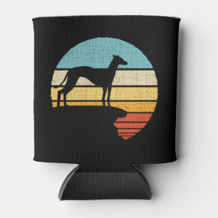  Whippet Owner Retro Vintage 60s 70s Dog Lover  Can Cooler