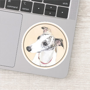 Whippet Painting - Cute Original Dog Art