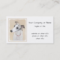 Whippet Painting - Cute Original Dog Art