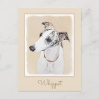 Whippet Painting - Cute Original Dog Art