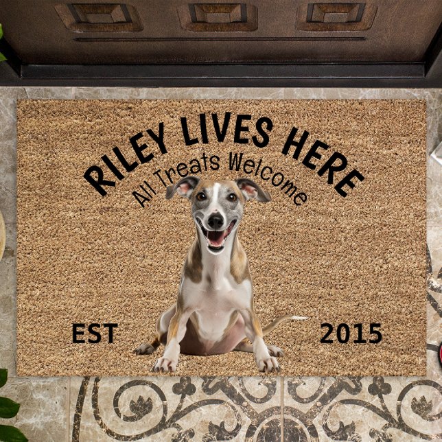 Whippet Personalised Dog Lover Doormat (Creator Uploaded)