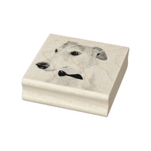 Whippet Rubber Stamp