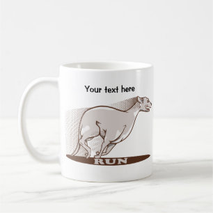 Whippet Running Coffee Mug