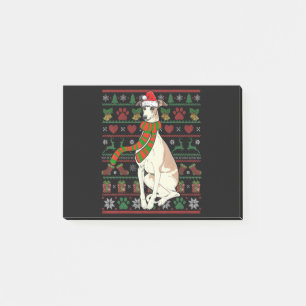 Whippet Santa Claus Funny Dog Lover Christmas Post-it Notes
