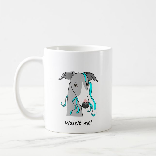 Whippet Semaphore Mug 5 (Left)