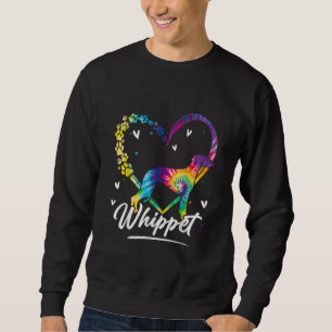 Whippet Tie Dye Rainbow Dog Lover Gift T-Shirt Sweatshirt