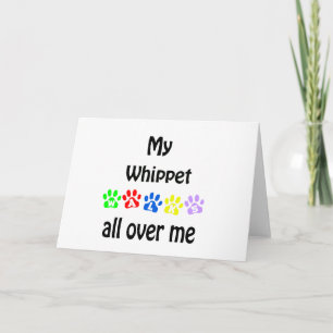 Whippet Walks Design Holiday Card