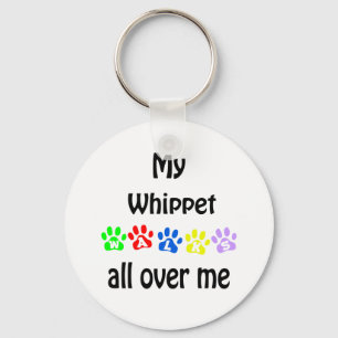 Whippet Walks Design Key Ring