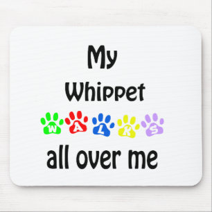 Whippet Walks Design Mouse Mat