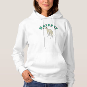 Whippet Women's Pullover Hoodie (White)