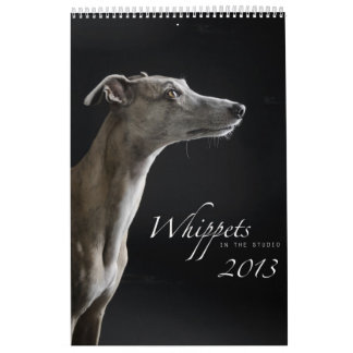 Whippets in the studio 2013 calendar