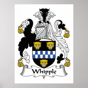 Whipple Family Crest Poster