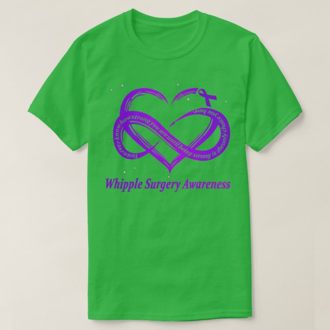 Whipple Surgery Warrior  T-Shirt (Design Front)