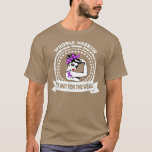 Whipple Warrior MomPurple Ribbon Awareness T-Shirt