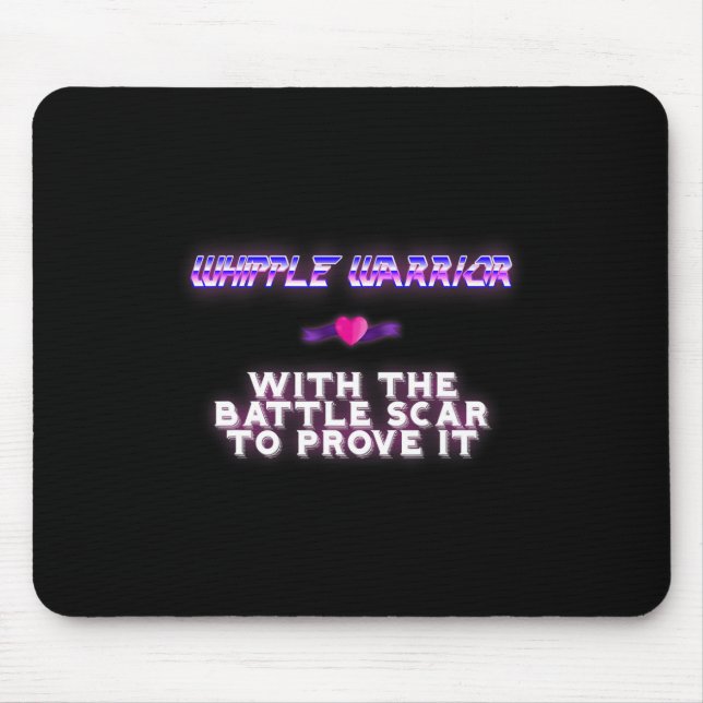 Whipple Warrior Pancreatic Cancer Awareness   Mouse Mat (Front)