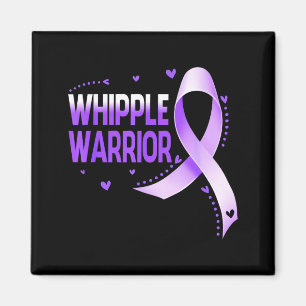 Whipple Warrior Pancreatic Cancer Awareness Ribbon Magnet