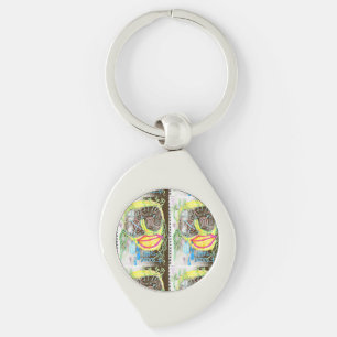 "WHiRL-DROOL$" by thaddeus & crimson's Adam Moyer Key Ring