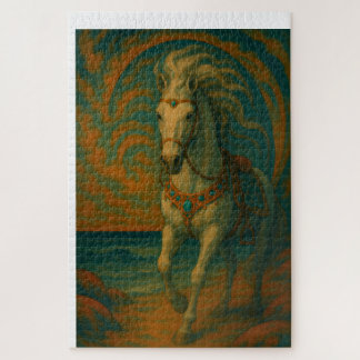 Whirl of Wonder-Carousel Dreams in Motion Jigsaw Puzzle