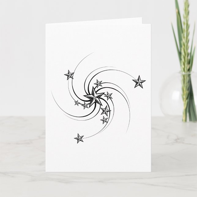 Whirled Nautical Stars Greeting Cards (Creator Uploaded)