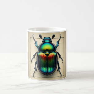 Whirligig Beetle 060824IREF245 - Watercolor Coffee Mug