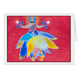 Whirling Lotus Card