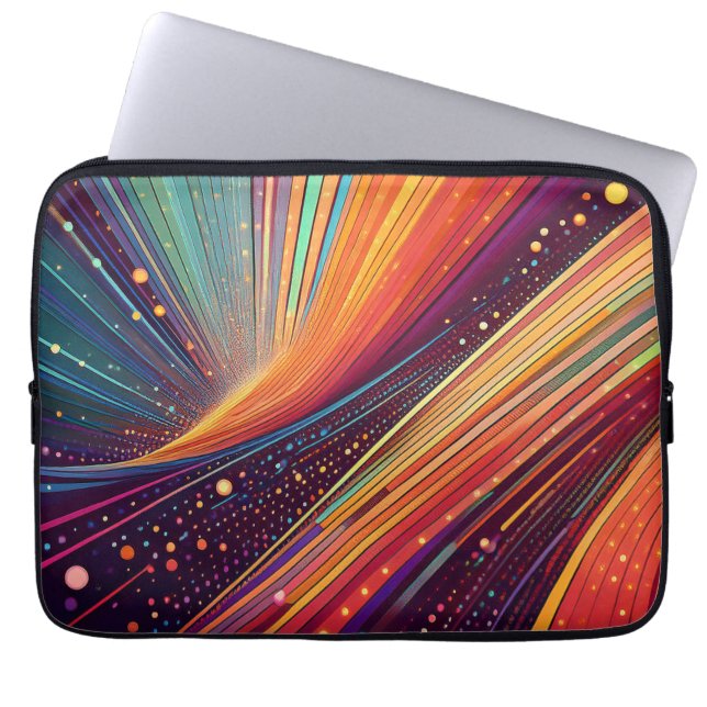 Whirlpool Abstract Laptop Sleeve (Front)