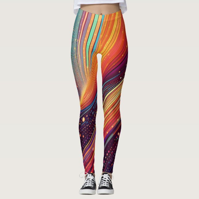 Whirlpool Abstract Leggings (Front)