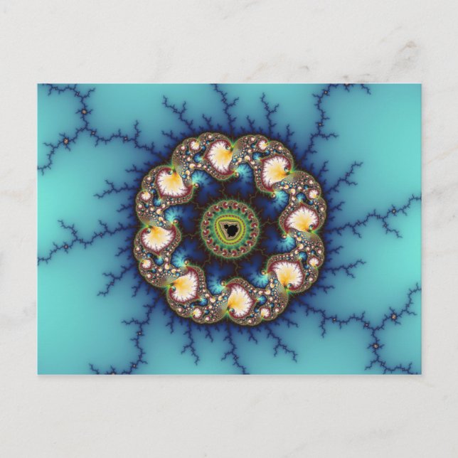 Whirlpool - Fractal Postcard (Front)