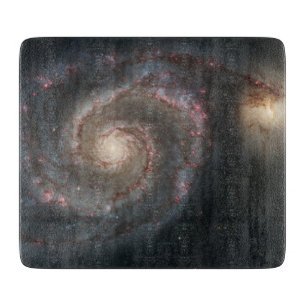 Whirlpool Galaxy (Space) (Universe) (Messier 51A) Cutting Board