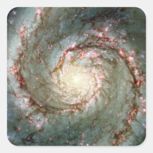 Whirlpool Galaxy Square Sticker