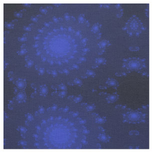 Whirlpool Ocean Depths Fractal patterned Fabric