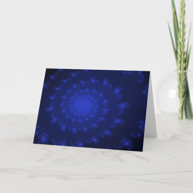 Whirlpool Ocean Depths Greeting Card (Front)
