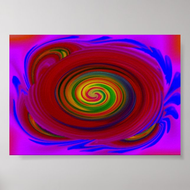 Whirlpool of blue poster (Front)