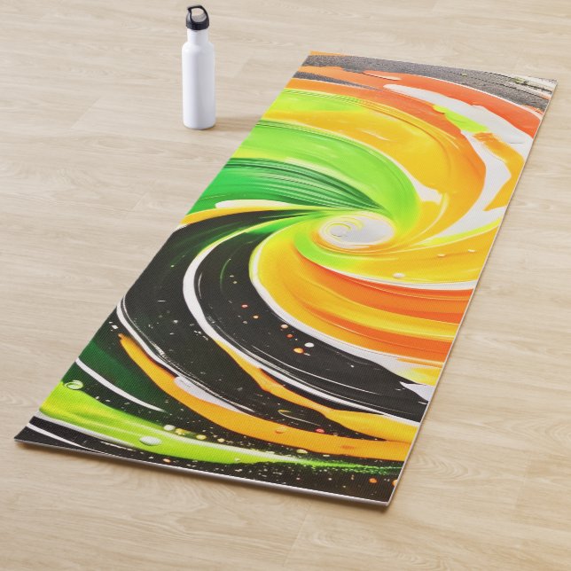 Whirlwind of Colour Yoga Mat (In Situ)