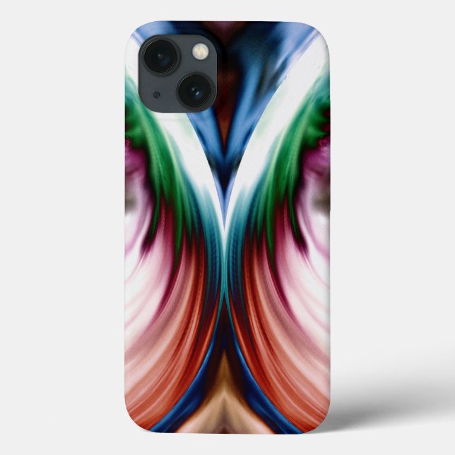 Whirlwind Rainbow Golden Snow Mirror Case-Mate iPhone Case (Back)