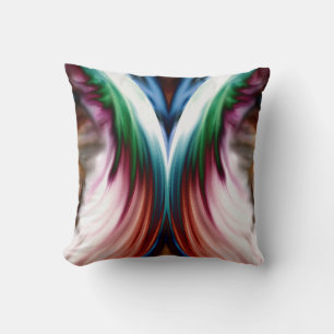 Whirlwind Rainbow Golden Snow Mirror Cushion