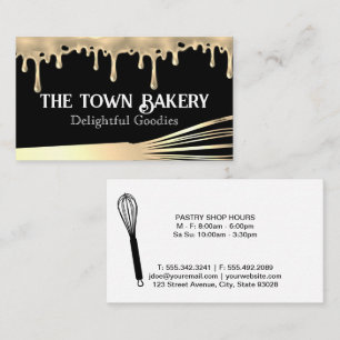 Whisk and Icing Bakery Business Card