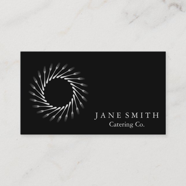 Whisk Flower Kitchen for Bakery, Catering Business Card (Front)