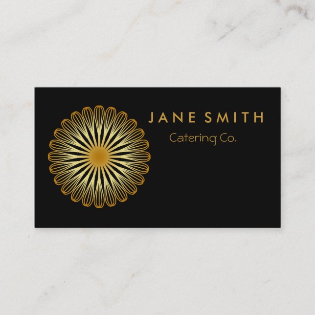 Whisk Flower Kitchen for Bakery, Catering Business Card (Front)