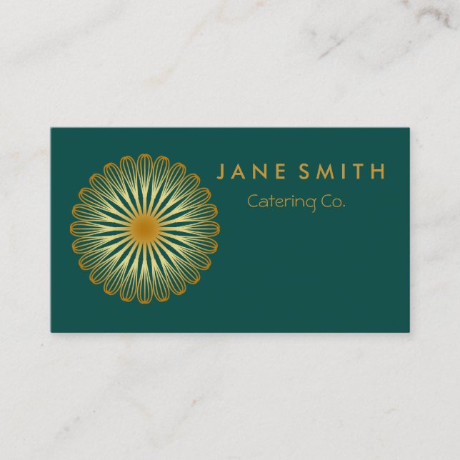 Whisk Flower Kitchen for Bakery, Catering Business Card (Front)