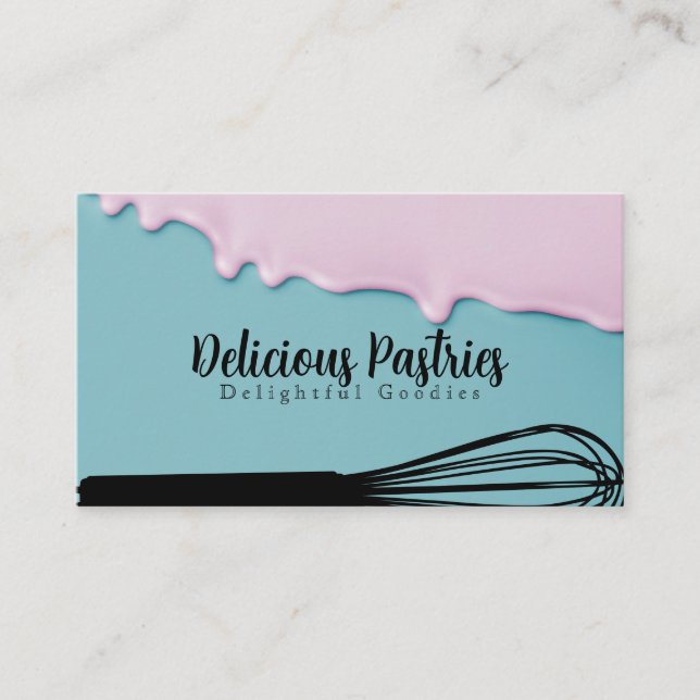 Whisk | Frosting | Culinary Business Card (Front)