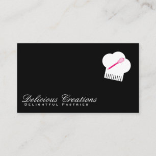 Whisk (magenta) variation   Culinary Master Business Card