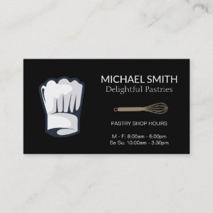 Whisk (magenta) variation   Culinary Master Business Card