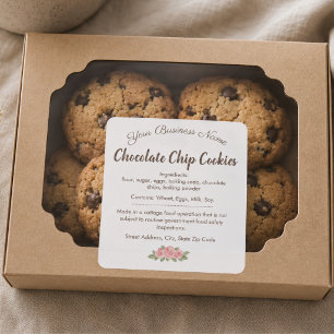 Whisk & Warmth Chocolate Cookie Ingredients Label