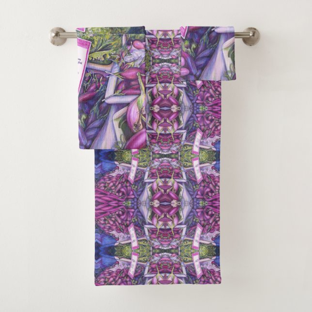 Whisk Well for Whale Soup Bath Towel Set (Insitu)